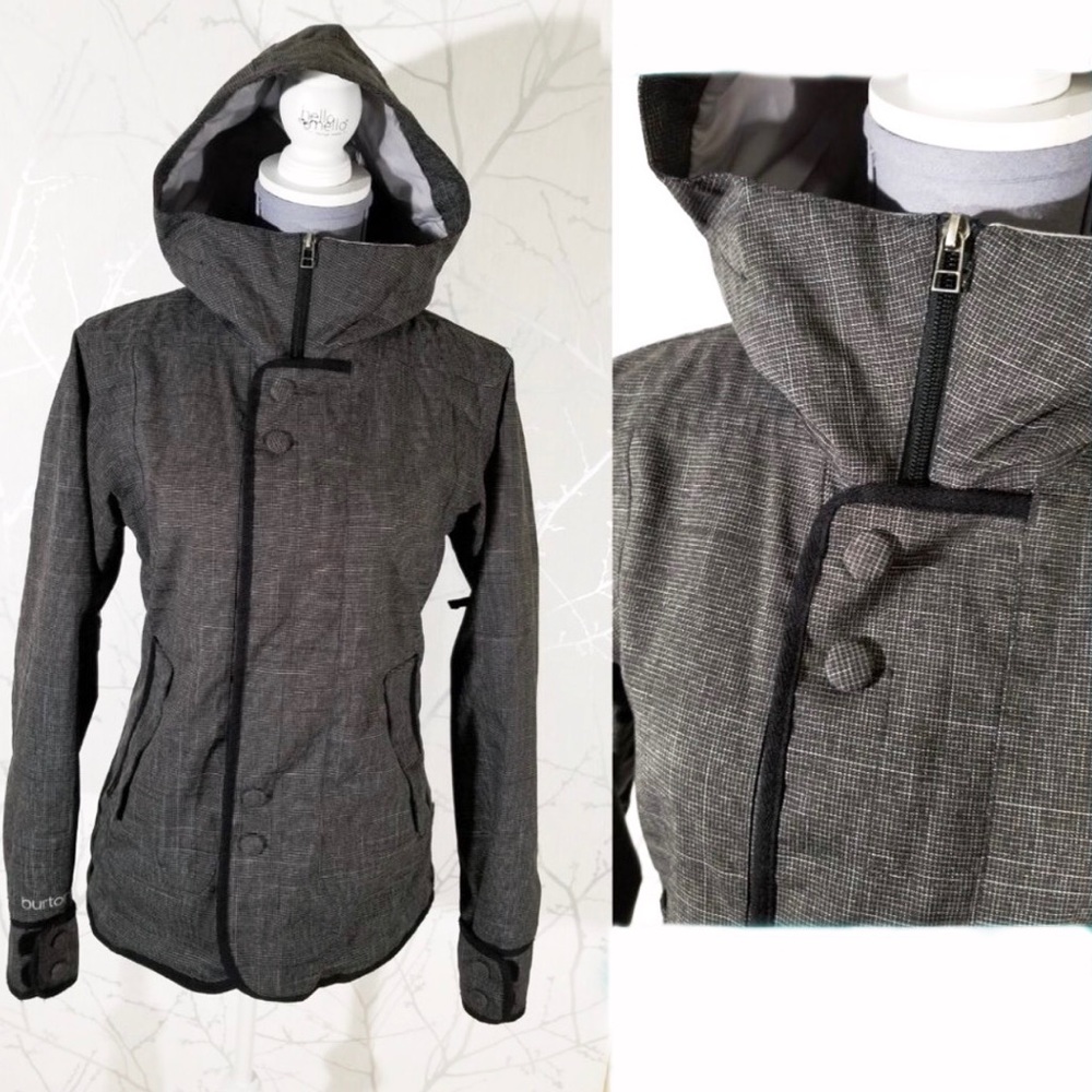 BURTON| Charcoal Dryride Full Zip Jet Set Jacket L